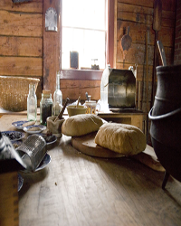 a cosy country kitchen setup